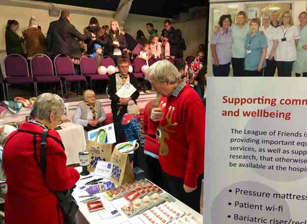 Paull Robatham manning the League's stall