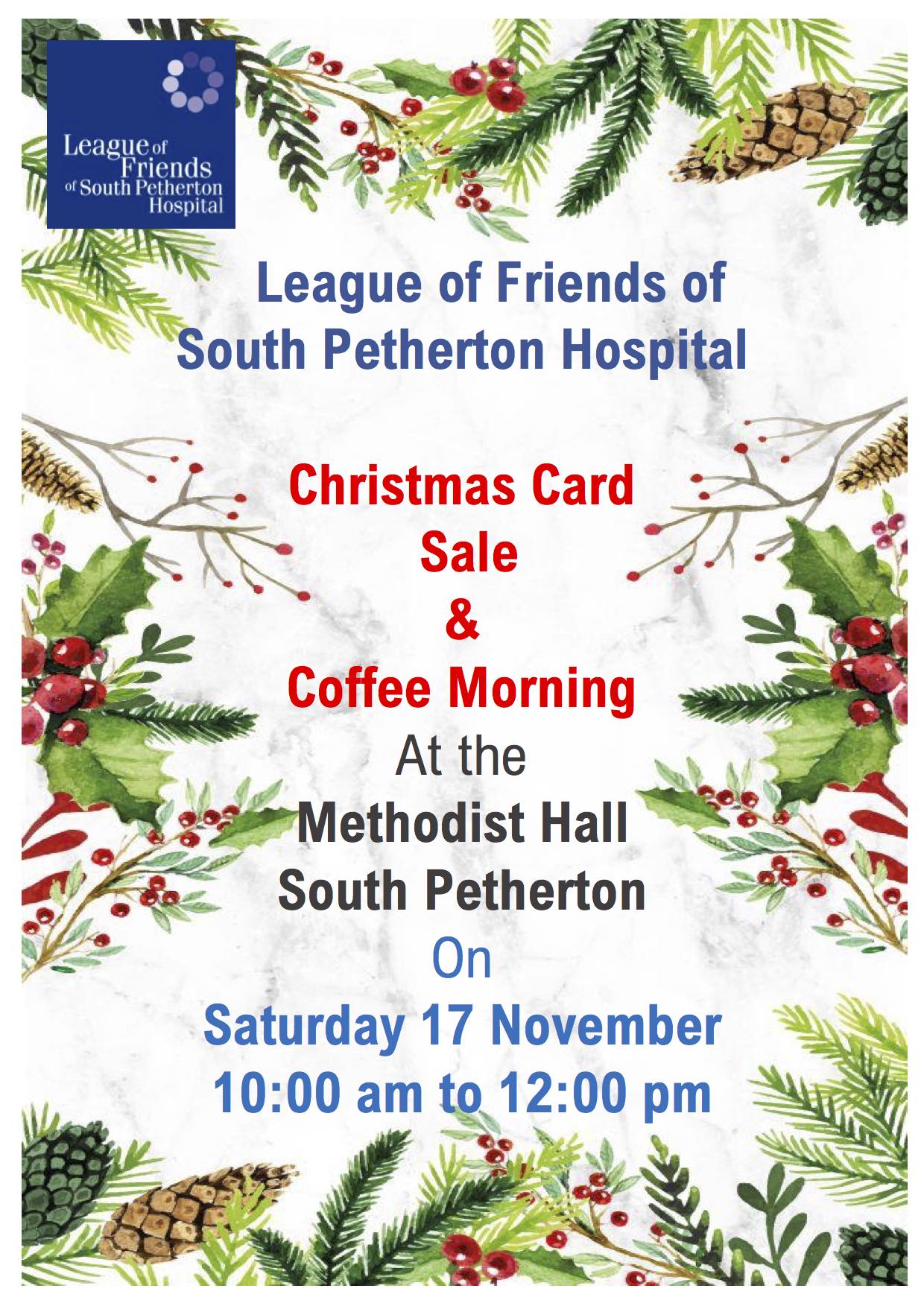 Christmas Card sale poster 2018_